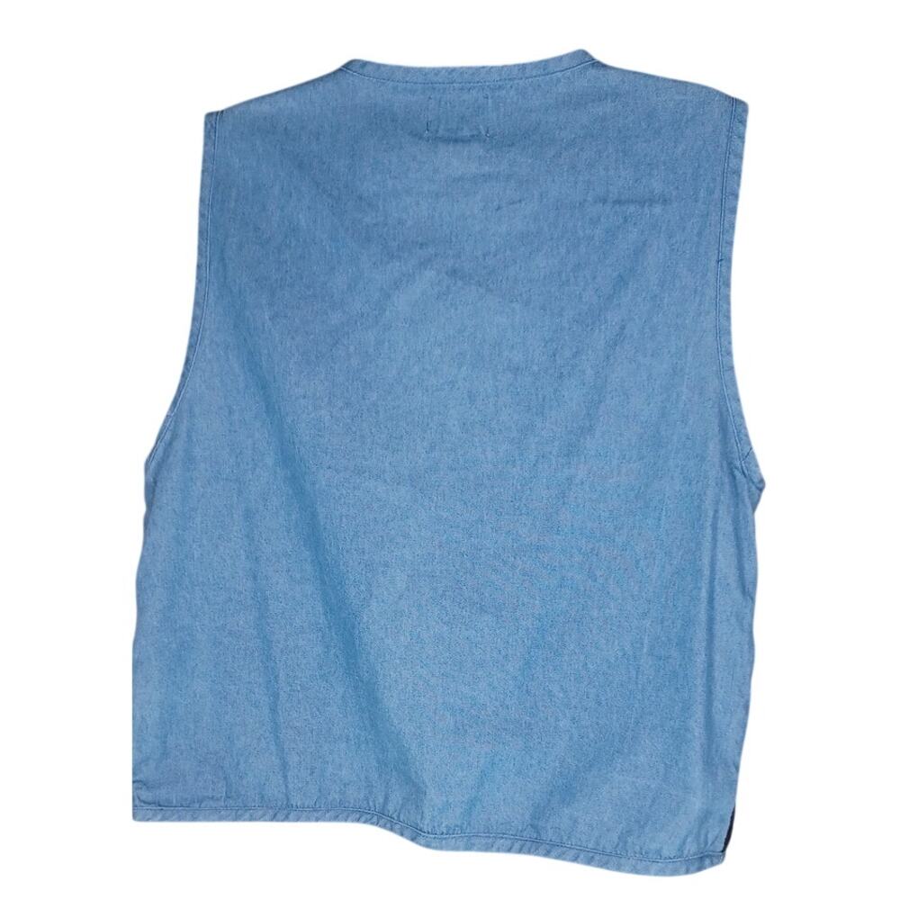 VTG Paul Harris Design Patchwork Embroidered Deni… - image 4